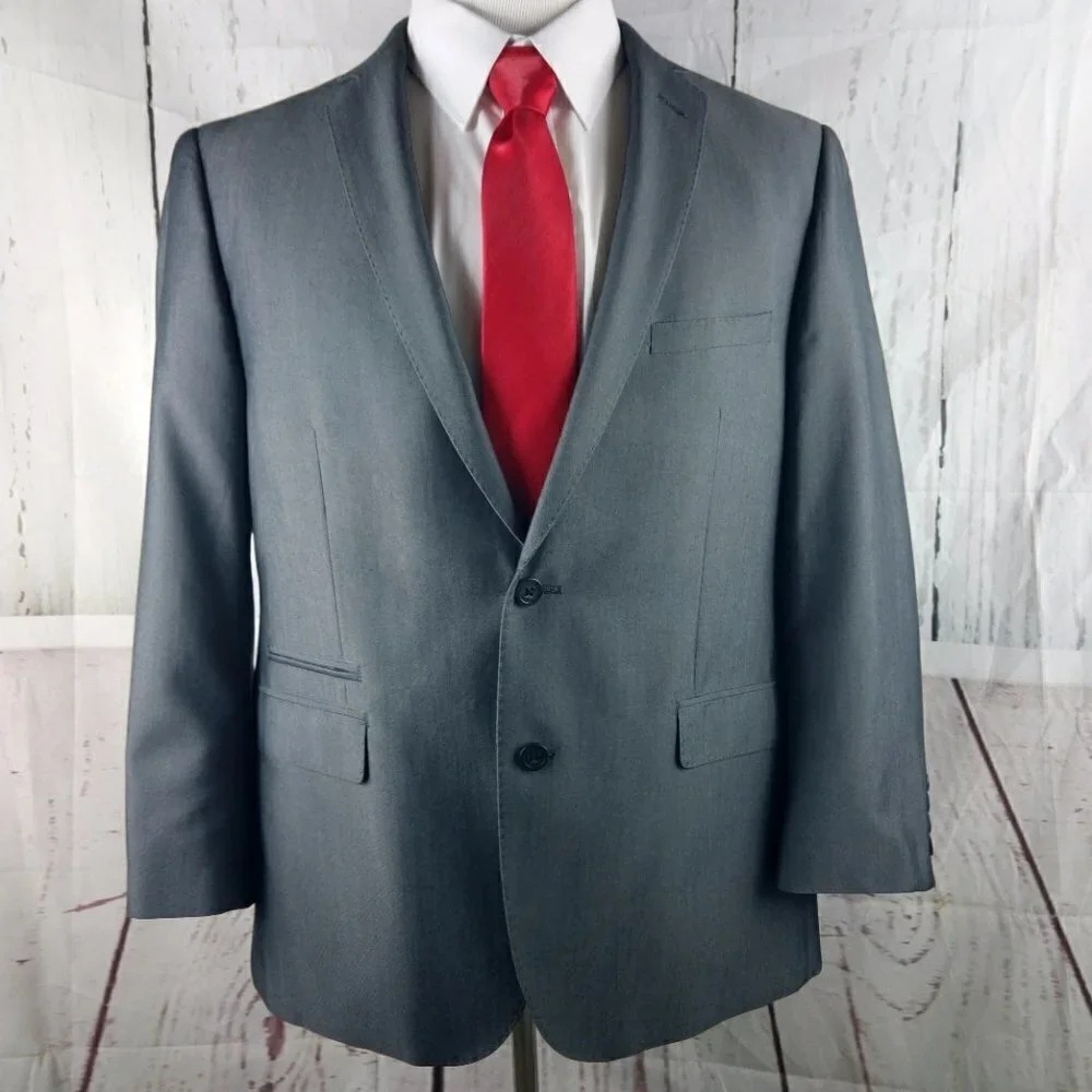 Rock & Republic 42S Gray Suit Blazer Sports Coat